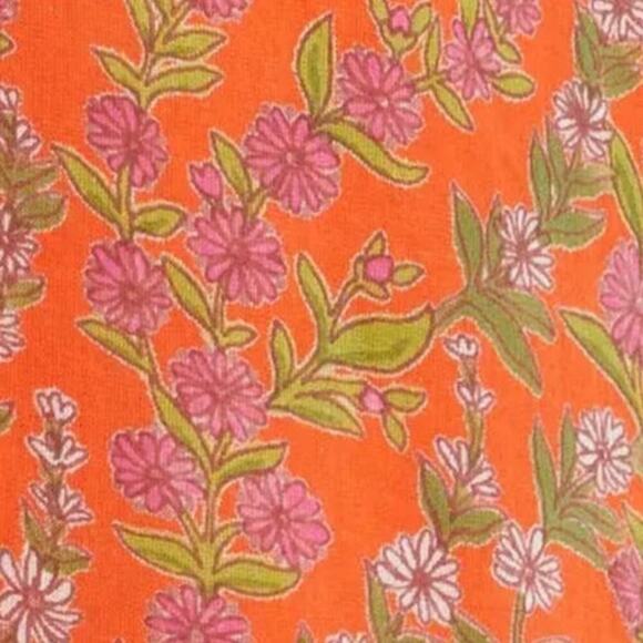 BANJANAN Penelope Dress Boundless Floral Flame Womens Size XS - Picture 12 of 13